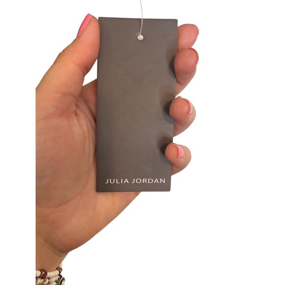 Julia Jordan Black Lace Dress With Ruffle Hem & 3/4 Sleeves Size 6 - Picture 6 of 6